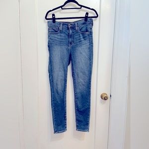 J Crew high-rise skinny jeans size 28 medium blue wash